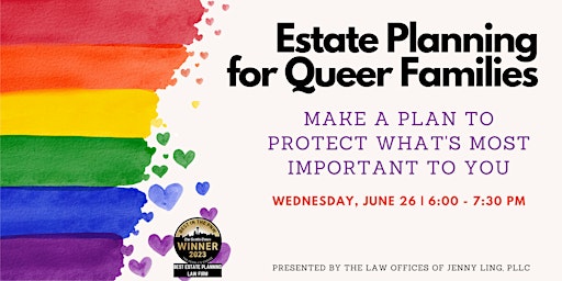 Imagem principal do evento Estate Planning for Queer Families