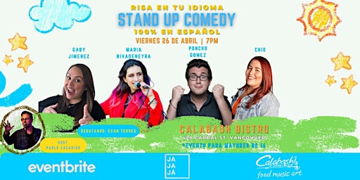 Imagem principal do evento Risa en tu Idioma: Stand Up Comedy 100% en Español