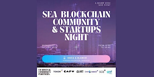 Primaire afbeelding van SEA Blockchain Community & Startups Night