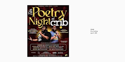 TDN Poetry Night / April 2024 primary image