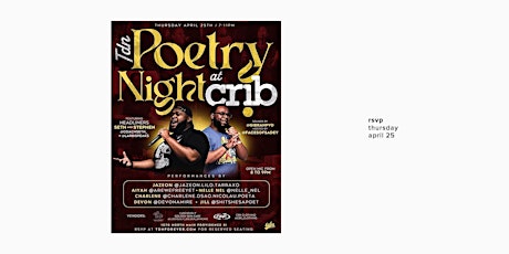 TDN Poetry Night / April 2024