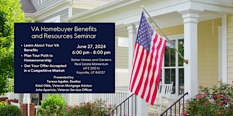 VA Homebuyer Benefits and Resources Seminar