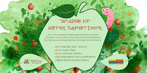 Immagine principale di "An Apple For Harriet Tubman" Children's Event 