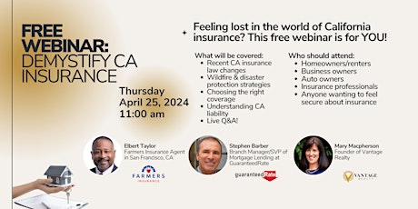 California Insurance Webinar