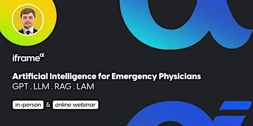 Imagem principal do evento Artificial Intelligence for Emergency Physicians