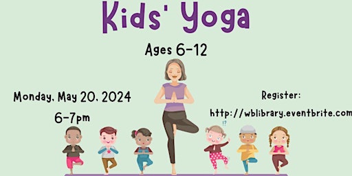Immagine principale di Kids' Yoga (Ages 6-12) 