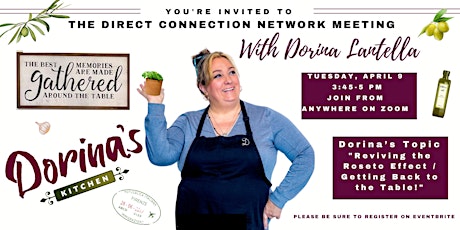 The Direct Connection Women-Exclusive Networking Meeting w/ Dorina Lantella