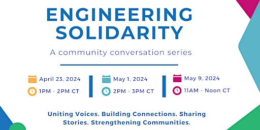 Image principale de Engineering Solidarity: A community conversation series, 3
