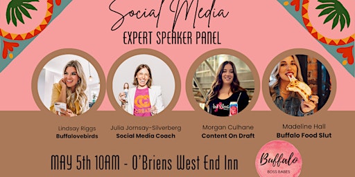 Imagem principal do evento Buffalo Boss Babe Expert Speaker Panel : Social Media