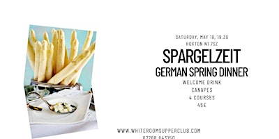 Primaire afbeelding van German Spring Dinner ft White Asparagus