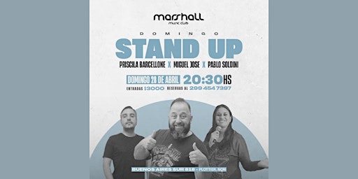 Imagem principal de Stand Up, de Acá!! en Marshall Plottier