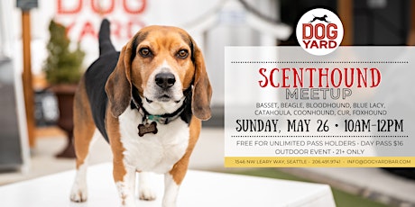Scenthound Meetup at the Dog Yard Bar - Sunday, May 26