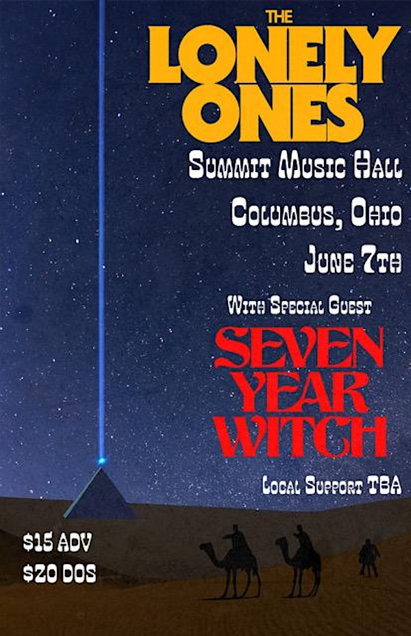 THE LONELY ONES at The Summit Music Hall - Friday June 7