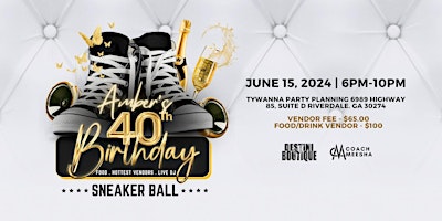 Amber's 40th Birthday : Sneaker Ball primary image