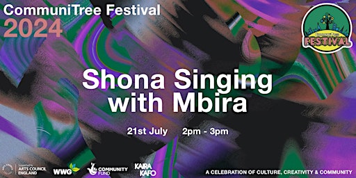 Imagem principal do evento Shona Singing + mbira with Millicent Chapanda