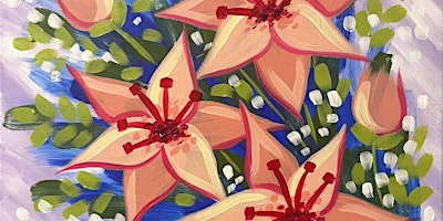 Imagem principal do evento Lively Lilies - Paint and Sip by Classpop!™
