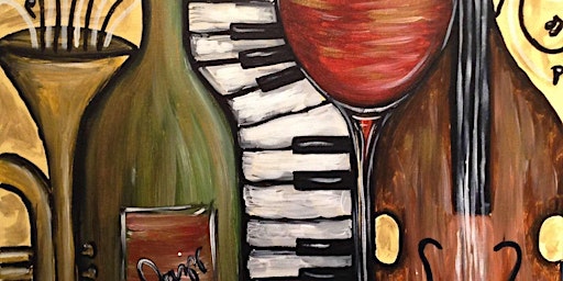 Imagem principal do evento Wine and Jazz - Paint and Sip by Classpop!™