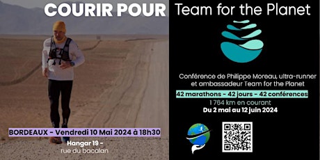 Courir pour Team For The Planet - Bordeaux