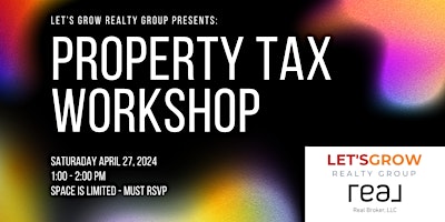 Primaire afbeelding van Property Tax Protest Workshop
