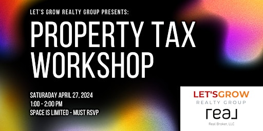 Primaire afbeelding van Property Tax Protest Workshop