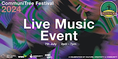 Image principale de CommuniTree Festival 2024! Live Music Event
