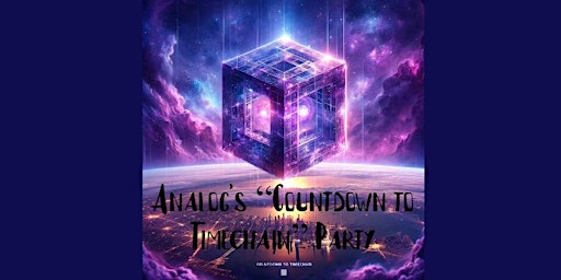 Primaire afbeelding van Analog's “Countdown to Timechain” Party