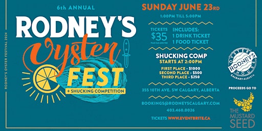 Image principale de Rodney's Oyster Fest 2024