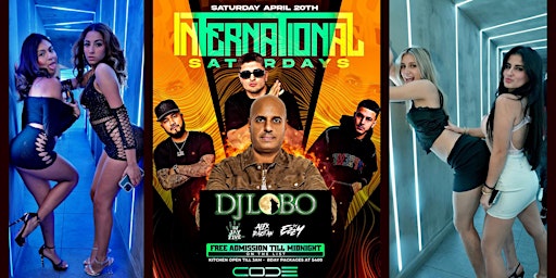 Immagine principale di INTERNATIONAL SATURDAY  at CODE w/ DJ New Era, DJ Carlito & DJ Saho 