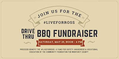 Imagem principal do evento #liveforross BBQ Fundraiser