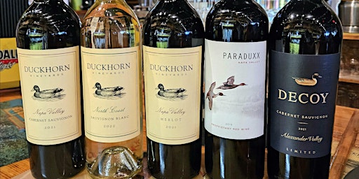 Primaire afbeelding van Exciting News Alert! exclusive Wine Tasting event featuring Duckhorn Vineyards!