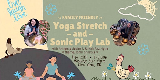 Imagem principal do evento Memorial Day Weekend: Yoga Stretch & Sonic Play Lab