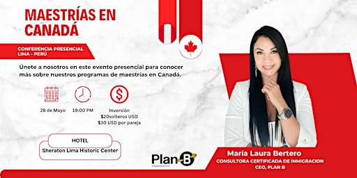 Imagem principal do evento Maestrías en Canadá - Lima