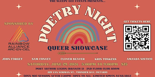 Imagem principal de Poetry Night: Queer Showcase 2024