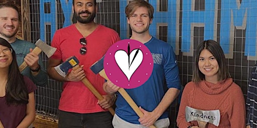 Imagem principal do evento Jacksonville Speed Dating Event Free Axe Throwing, Ages 21-39 Axe Champs