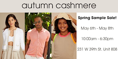 Imagem principal do evento Autumn Cashmere Sample Sale