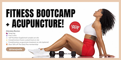 Primaire afbeelding van Fitness Bootcamp + Acupuncture!