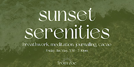 Imagem principal do evento Sunset Serenities