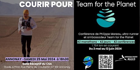 Courir pour Team For The Planet - ANNONAY