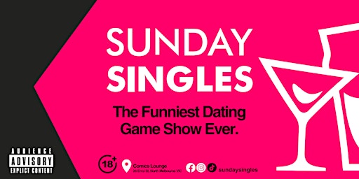 Primaire afbeelding van Sunday Singles Melbourne - A Comedy Game Show For Singles