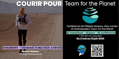 Imagem principal do evento Courir pour Team For The Planet - Chaumont