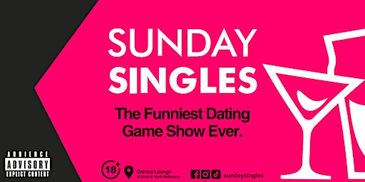 Imagem principal do evento Sunday Singles Melbourne - A Comedy Game Show For Singles