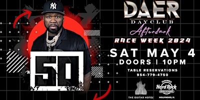 Imagem principal de 50 CENT | DAER Dayclub - Hard Rock Holly