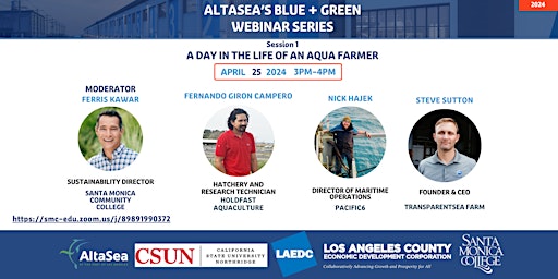 Primaire afbeelding van Blue + Green Session 1: A Day in the Life of an Aqua Farmer