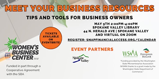 Imagen principal de Meet Your Business Resources: Tips and Tools for Business Owners