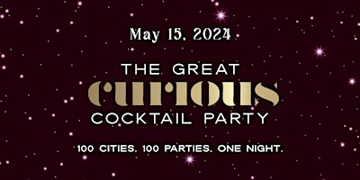 Imagem principal do evento The Great Curious Cocktail Party - Richland