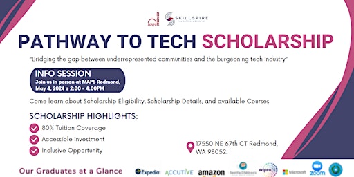 Imagem principal do evento Pathway to Tech Scholarship - Info Session