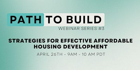 Strategies for Affordable Housing Developments