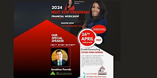 Immagine principale di The People’s Realtor Session II Next Step Financial & Counseling Workshops 