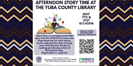 May's  Afternoon Story Time (Ages 0-7)