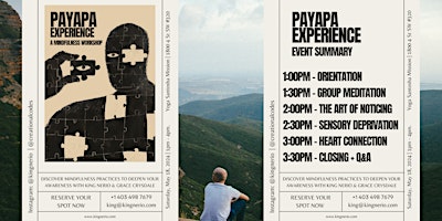 Primaire afbeelding van Payapa Experience: A Mindfulness Workshop